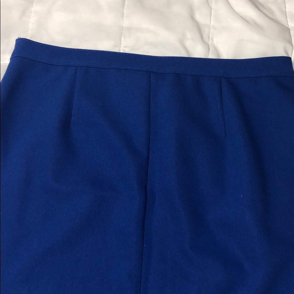 Women’s Royal blue pencil skirt size 14P - Picture 5 of 6